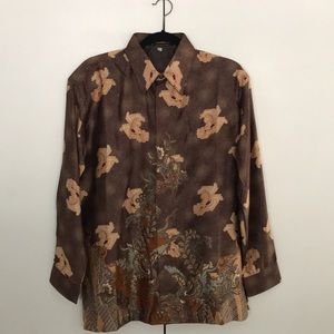 Vintage Silk Dress Shirt